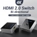 Bộ chia HDMI 1 ra 2 hoặc gộp 2 vào 1 ra Vention AFLH0