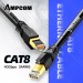 Cáp mạng Ampcom Cat8 5M đúc sẵn 2 đầu AYWW8050BK