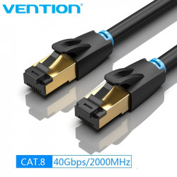 Cáp mạng CAT8 SFTP đầu đúc dài 1m Vention Model: IKABF