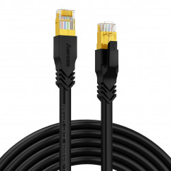 Cáp mạng đúc sẵn Cat7 S/FTP AMPCOM dài 0,5m AMC73005BK