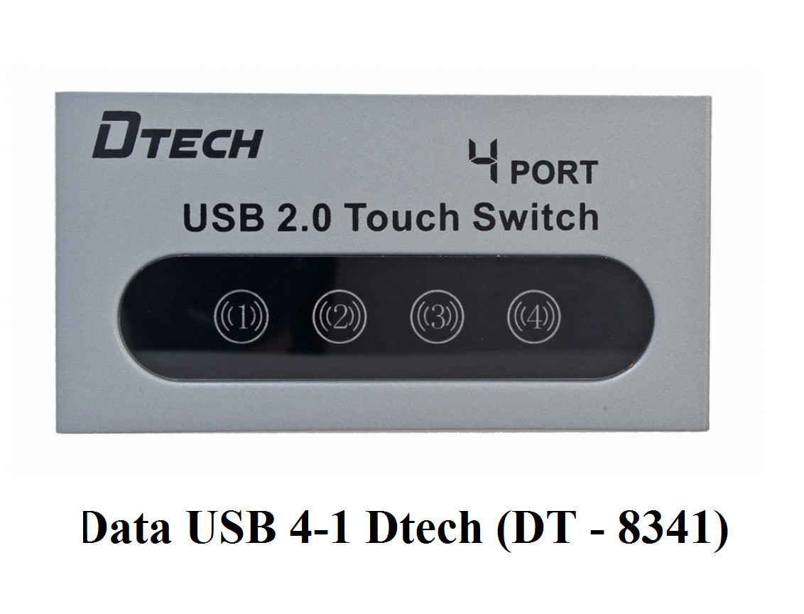 BỘ GỘP USB2.0 MÁY IN 4 IN 1 DTECH DT-8341