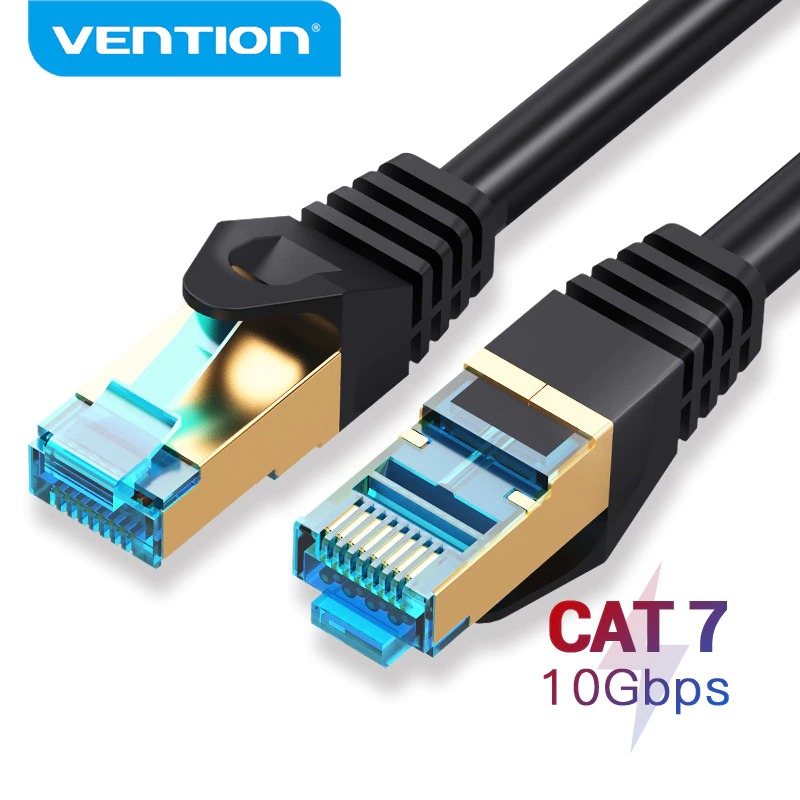 Cáp mạng CAT7 SFTP đầu đúc dài 15M Vention Model:VPC7SSTP-B1500 