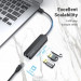 Cáp chuyển USB 3.0 to RJ45 Gigabit Ethernet + Hub 3 Port USB 3.0 Vention - CHNBB