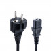Dây nguồn 2 chân C13 chuẩn EU dài 3m,3Gx1.0mm² x16A