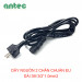 Dây nguồn 2 chân C13 chuẩn EU dài 3m,3Gx1.0mm² x16A