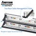 Patch Panel cao cấp 2U-48 Port, Cat 5/5e AMPCOM