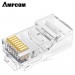 Hạt mạng RJ45 Cat 6 UTP 50U mạ vàng 8P8C AMPCOM 