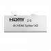 Bộ chia tín hiệu HDMI 1 ra 2 hỗ trợ 4K60Hz CM-EX12