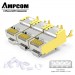 Hạt mạng AMPCOM RJ45 Connector Plug-Cat7 STP 50U (30c/túi) - AMCAT7BGP30(TP)