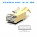 Hạt mạng AMPCOM RJ45 Connector Plug-Cat7 STP 50U (30c/túi) - AMCAT7BGP30(TP)