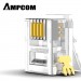 Đầu bấm dây điện thoại AMPCOM 6P4C (100c/túi) - AMCAT34100