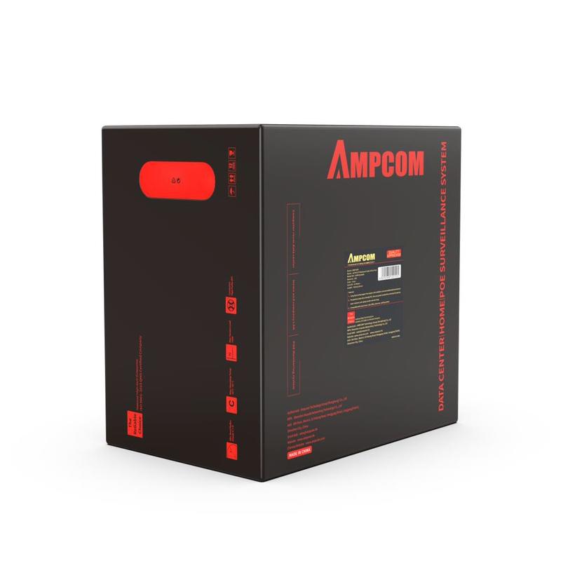 Cáp mạng Ampcom Cat6 UTP đồng nguyên chất, tiết diện 0.57mm (305m/cuộn) AMPC6057OG